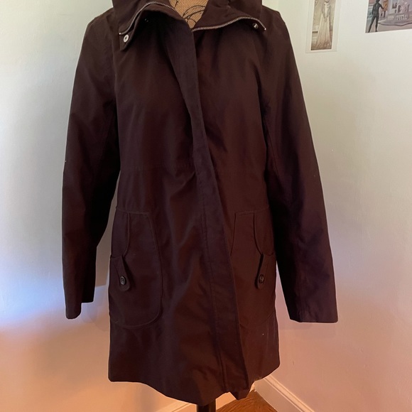Land’s End Brown Lightweight coat. Size M - Picture 3 of 11